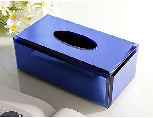 LYSLDH plava nordijska staklena Papirna kutija dekoracija Kreativni dnevni boravak Stolić za domaćinstvo