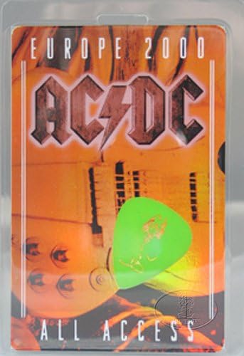 AC / DC 2000 Europska turneja laminirana backstage Pass