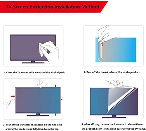 KELUNIS Anti Glare TV Zaštita ekrana, Film filtera plavog svjetla za TV ekran - zaštitni štit protiv ogrebotina