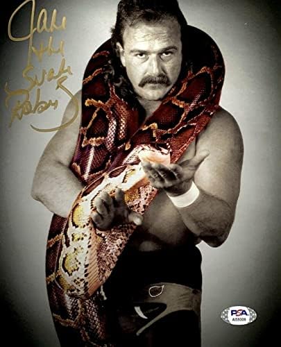 Jake The Snake Roberts WWF potpisan 8x10 FOTO PSA AI59308 - AUTOGREM WRESTLIZANJE PHOTOGRAFIJA