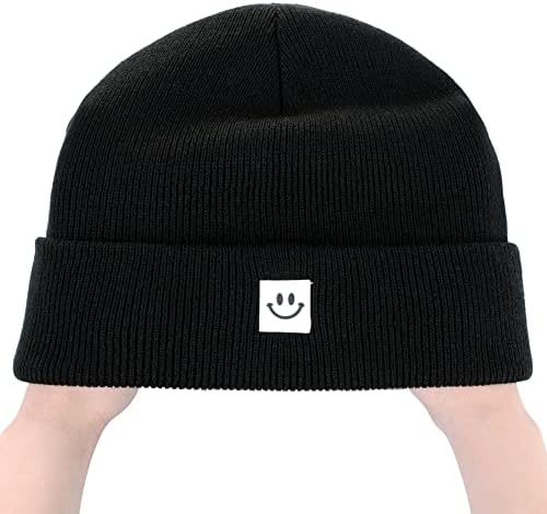 Američki trendovi Beanie šeširi za muškarce Zimska šešir Smiley Face Beanie Unisex pleteni zimski panijski