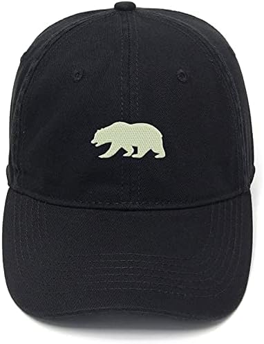 Lyprerazy Muška bejzbol kapa medvjed iz Kalifornije šešir za vezenje pamučne vezene Ležerne bejzbol kape