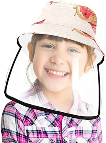 Zaštitni šešir za odrasle sa štitnikom za lice, ribarski šešir protiv sunčane kape, japanske lotos art koi