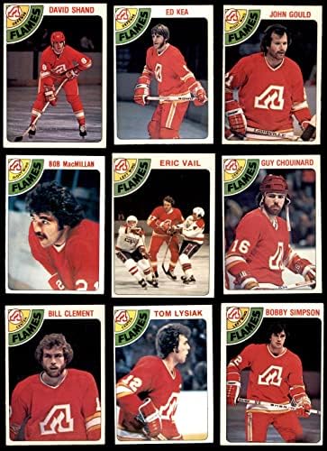 1978-79 O-pee-chee Calgary Flames u blizini Team Set Atlanta Flames VG / Ex + Flames