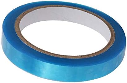 X-Dree Easy-Clear Jednostrana noćna traka za kućne ljubimce Prozirna plava 50m duga 15 mm Širina (Cinta