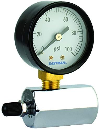 Eastman 45176 mjerač tlaka plina, 100 psi, 2 inčnog lica