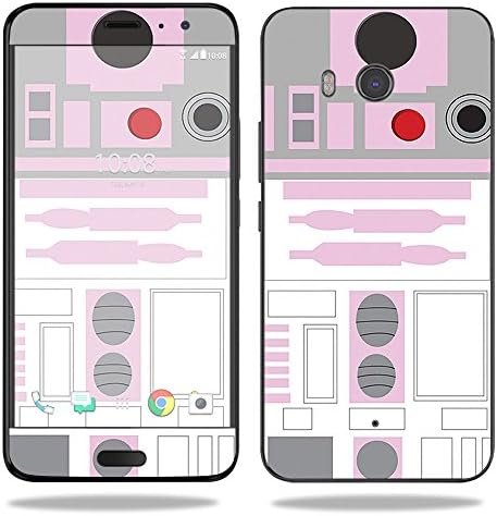 Monyykins kože kompatibilan sa HTC U11 - Pink Cyber ​​Bot | Zaštitni, izdržljivi i jedinstveni poklopac
