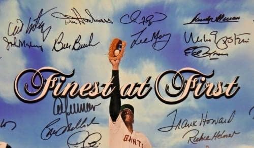 Finest na prvoj fotografiji 16x20 potpisalo preko 40 sjajnih prvih baseball - autogramenih MLB fotografija