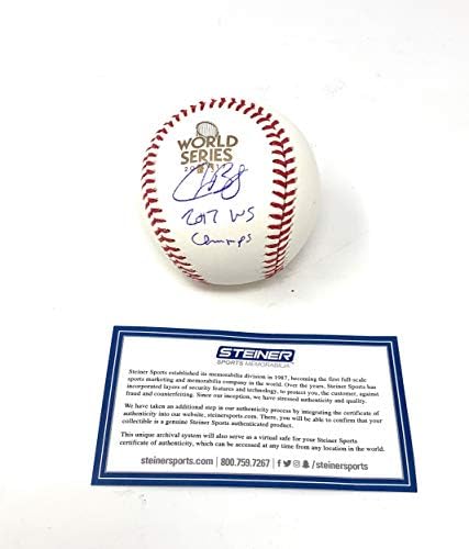 Alex Bregman Houston Astros potpisan autografa Službena MLB svjetska serija Baseball 17 WS Champs napisani Steiner Sports certificirani