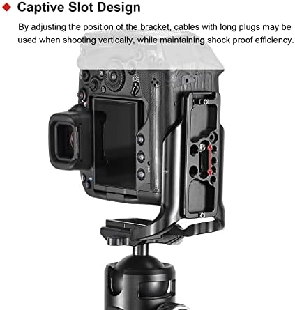 SunwayFOTO PCL-R3 Custom L-nosač za Canon R3 DSLR kameru Arca švicarska ploča