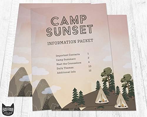 Kamp na planinskom stacionarnom papiru - 60 listova kamp papir za papir