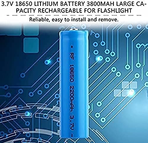 Morbex litijumske baterije Punjiva baterija 2200mAh visoki kapacitet 3,7 V Li-Ion baterija ICR 1200 ciklusa