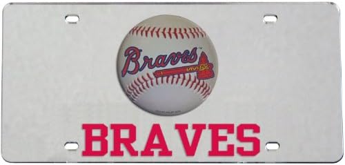 MLB Atlanta Braves ogledala je registarska tablica
