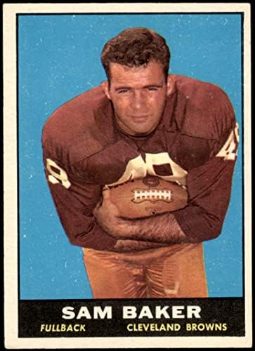 1961 TOPPS 74 Sam Baker Cleveland Browns-FB ex Browns-FB Oregon St