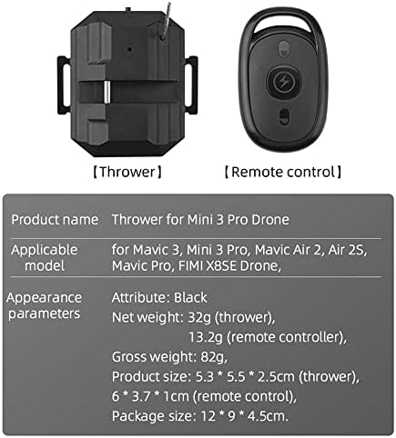 Bacač Airdrop sistemski uređaj za Mini 3 Pro, Mini 2, Mini SE, Mavic Mini, Mavic Pro, Mavic Air, za Fimi