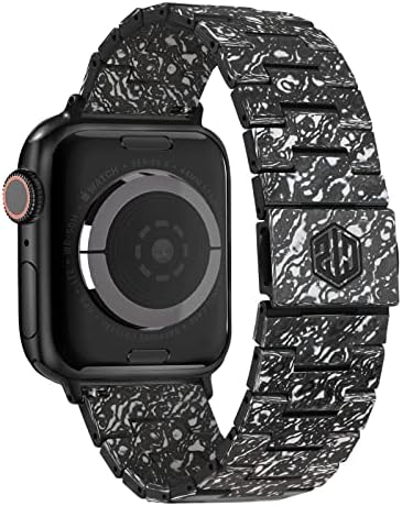 Haflyer Carbon Fiber Apple Watch Band za muškarce, kompatibilan sa IWATCH serije 3/4/5/6/7/8 / SE / Ultra,