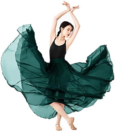 Paotit ženska lirska plesna suknja dugačka swing omotaj suknje modernih baletnih kostimi za performanse