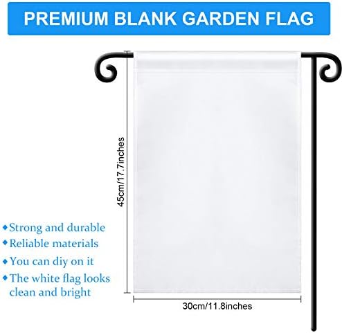 Prazna sublimacija vrtna zastava DIY travnjak bašta za zastavu poliesterski baneri zastava za unutarnju