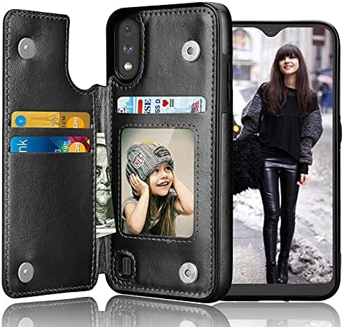 Tekcoo Galaxy A01 Case/Galaxy A01 novčanik slučaj, minimalistički luksuz PU Koža ID Cash držač kreditne