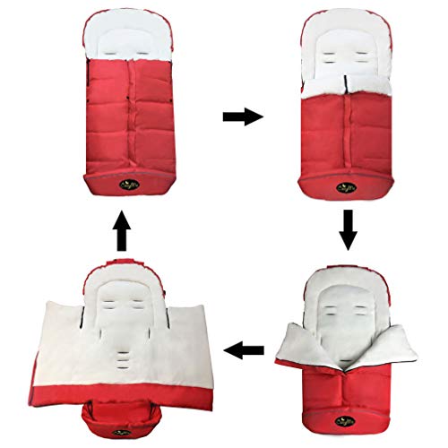 Vodootporna torba za spavanje zimske kolica za zimsku djecu, prednji komad Podesiva vreća za spavanje, mekano
