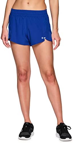 RBX Aktivni ženski atletski opušteni fit brzo suhi rasteznim tkanim trkanjem s unutarnjim priloženim kratkim i džepovima