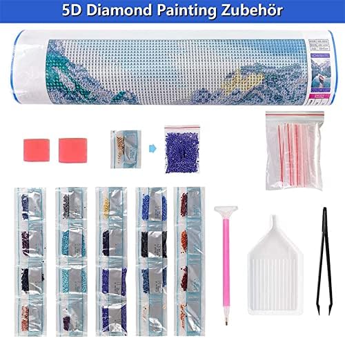 Dijamantni setovi za odrasle / djecu 5d DIY Diamond Art Boing s punim okruglim dijamantskim šumskim vučom