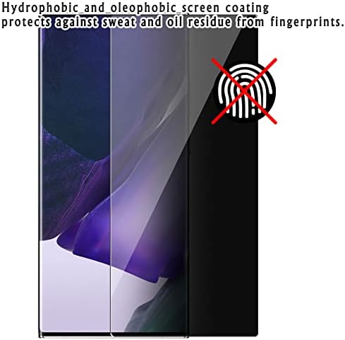Vaxson Zaštita ekrana za privatnost, kompatibilna sa naljepnicom Orbic JOY 4G Anti Spy film Protectors [ne