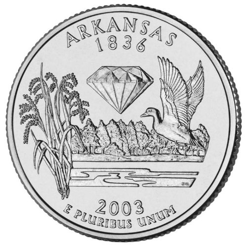 2003-P Arkansas BU State Quarter