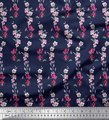 Soimoi pamuk Jersey tkanina lišće & amp ;cvjetni Shirting Print šivanje tkanina Dvorište 58 inčni širok