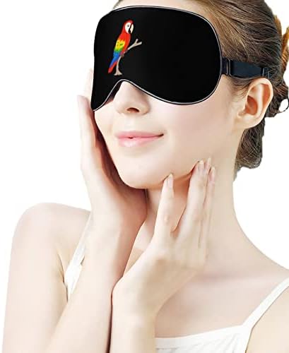 Cartoon Parrot maska ​​za oči s podesivim kaišem za muškarce i žene noći za spavanje