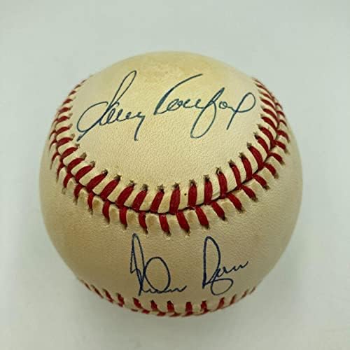 Sandy Koufax Nolan Ryan & Bob Feller potpisao je bejzbol američke lige JSA COA - autogramirane bejzbolls
