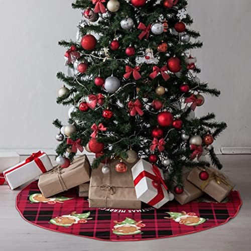 Snowflake božićna suknja, božićni ples Xmas Tree Mat, 30 x30 suknja za božićnu drvcu za rustikalnu sreću