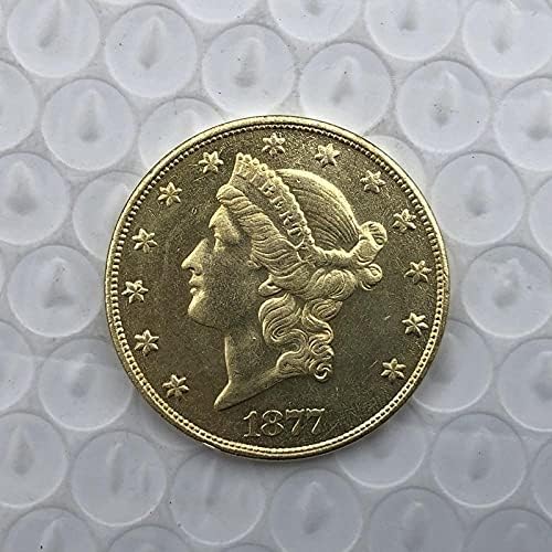 Replika iz 1877. vrlo je dobri američki necrtelirani morgan dolari - istražite povijesnu savršenu kvalitetu američkih kovanica34mm