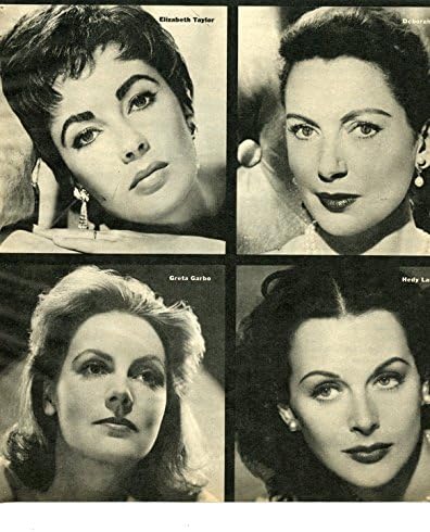 Deborah Kerr Hedy Lamarr original fotografija časopisa za izrezivanje 1pg 8x8 R9066