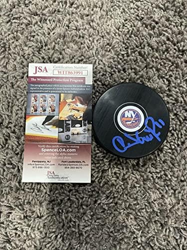 DARIUS KASPARAITIS New York Islanders potpisao autograme Hockey Pak JSA COA-Autogramed NHL Paks