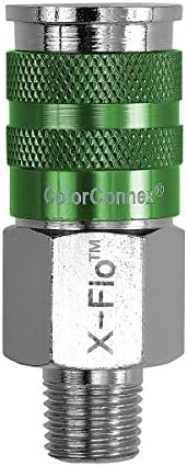 ColorConnex X-Flo spojnica, ARO tip B, 1/4 MNPT, zelena - A71426b