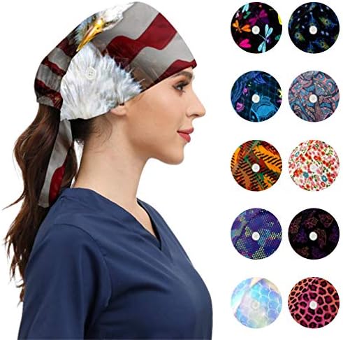 ZDZDY modne radne kape sa dugmadima podesive trake za vezivanje radne kape za žene i muškarce