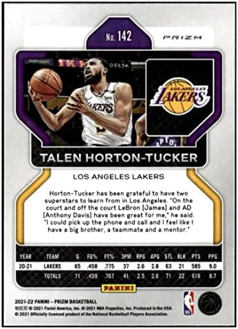 Talen Hortontucker 2021-22 Panini Prizm Prizms Silver Wave 142 Nm + -MT + NBA košarkaški lakeri