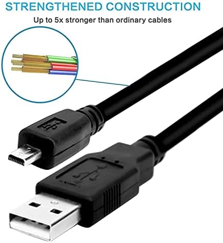 DDKXNDB 3FT USB punjač za sinkronizirani kabel za kabel za Fujifilm Camera FinePix XP60 XP65