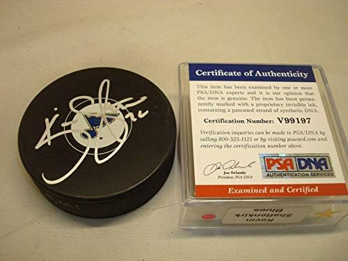 Kevin Shattenkirk potpisao St. Louis Blues Hockey pak sa autogramom PSA / DNK COA 1E-autogramom NHL Paks