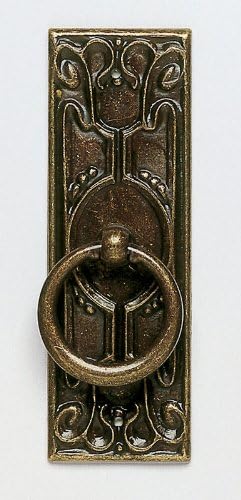Omnia 9447/100 SB zasjenjeni brončani ukrasni pad povlači 1-3 / 8 Ornatni kabinet za odbacivanje iz pune