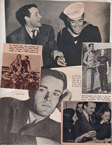 Henry Fonda original clipping magazine photo lot R1268