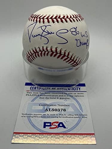 Darryl jagode 86 WS Champs Mets potpisan autogram OMLB Baseball PSA DNK * 76 - autogramirani bejzbol