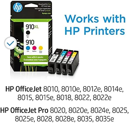 HP 910 / 910XL kertridže sa tintom 4-pakovanje u maloprodajnoj ambalaži