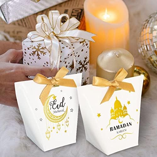 WWDZ 5pcs Ramadan ukras papir Papir Candy poklon torba muslimanske festivalske stranke DIY dodatak kareem