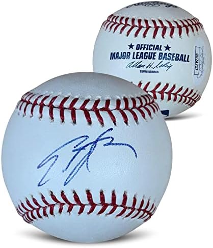 Eric Hosmer Autographing San Diego MLB potpisan bejzbol sa ekranom JSA COA - autogramirani bejzbol