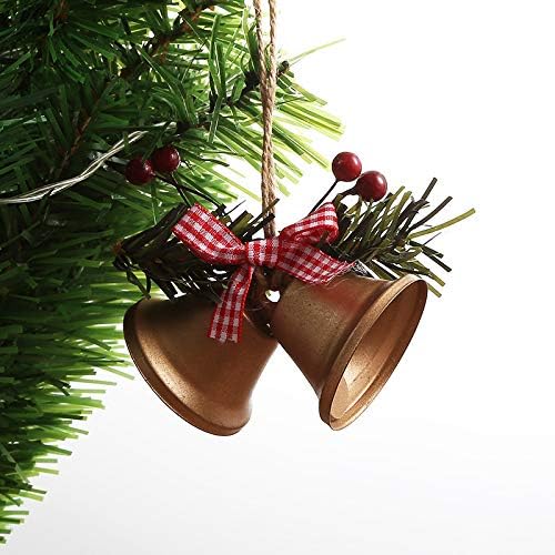 TURPY NOVO Božićno zvono privjesak metalni rog Bell Creative Božić ukras Privjesak Pribor Bell White