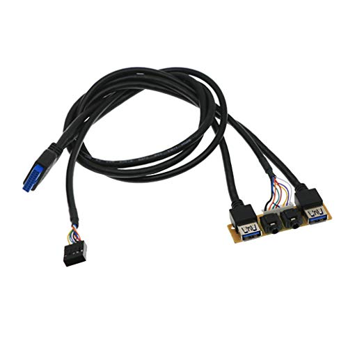 Sara-U Coff Case Panel USB3.0 + USB3.0 + H D Audio priključak I / O ploča + unutarnja žica