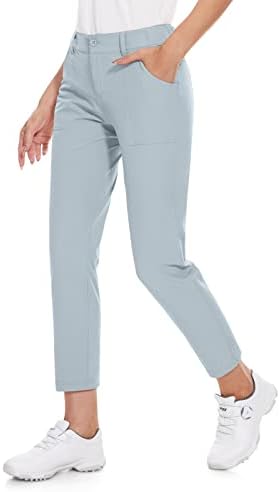 M Moteepi ženske golf hlače lagane rastezljive radne pantalone sa džepovima Slim Fit Golf odjeća