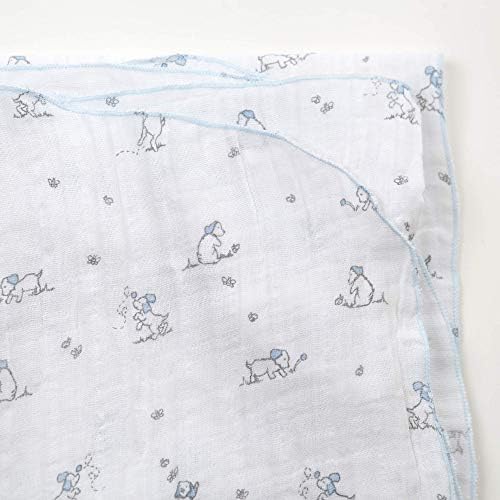 Comfort Silkie swaddle pokrivač obloga - Newborn & Muslin Swaddler 2 paket poklon set plava i bijela